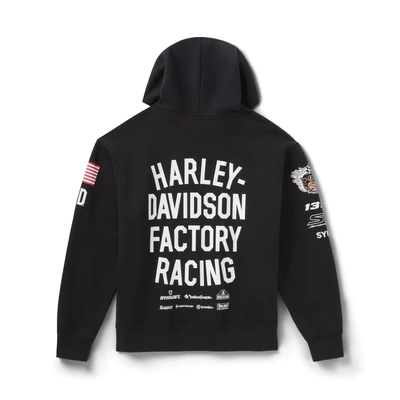 Harley-Davidson Factory Racing Team Pullover Hoodie - Harley Black