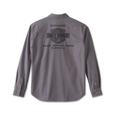 Harley-Davidson Mens Sublevels Shirt - Blackened Pearl