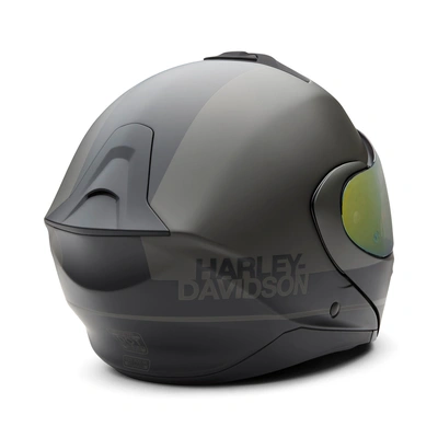 Harley-Davidson Exo X17 Sunshield Modular Helmet - Matte Harley Black/Black Olive
