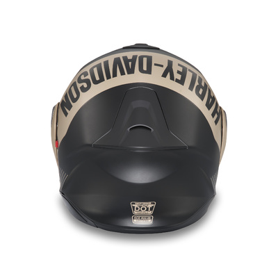 H-D Evo X17 Sun Shield Modular Matte Helmet - Harley Black &amp; Tannin