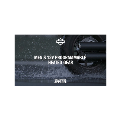 Mens 12V Programable Heated Glove Liner - Black