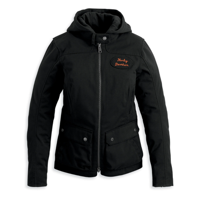 Harley-Davidson Womens Estabrook 3-In-1 Textile Jacket - Black