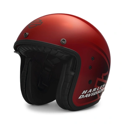 Harley-Davidson Metropolitan Sun Shield X14 3/4 Helmet - Red