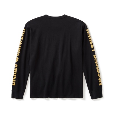 Mens Dickies x H-D Heavyweight Long Sleeve Eagle Tee - Anthracite