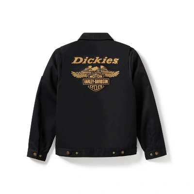 Harley-Davidson Womens Dickies x H-D Quilted Lined Eisenhower Jacket - Black