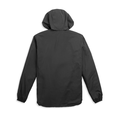 Harley-Davidson Contrast Hood Mens Windbreaker - Black Beauty