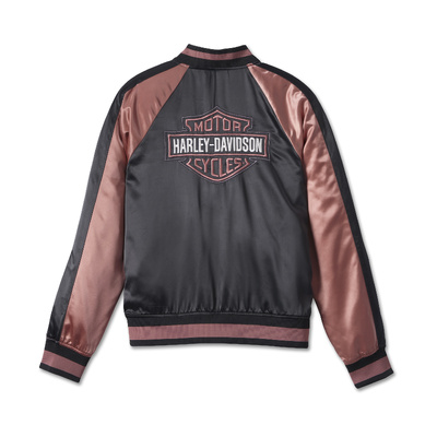 Harley-Davidson Womens Classic Bar &amp; Shield Bomber Jacket - Colorblocked