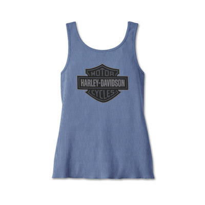 Womens Hometown Bar &amp; Shield Fashion Tank - Colony Blue