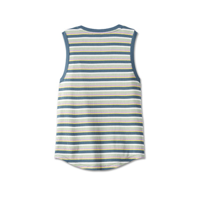 Womens Division Striped Tank - YD Stripe/Oil Green