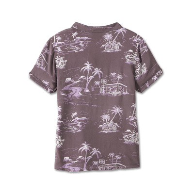 Harley-Davidson Womens Aloha Shirt - Allover Custom Print
