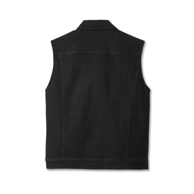 Harley-Davidson Mens Whiplash Denim Vest - Black
