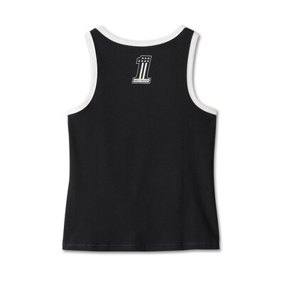 Womens Screamin Eagle®  Ribbed Tank - Black Beauty