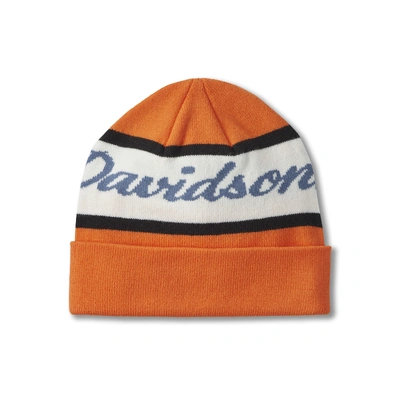 Harley-Davidson Script Beanie - Orange - OSFM