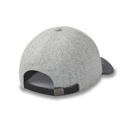Womens Bar &amp; Shield Wool Cap - Grey