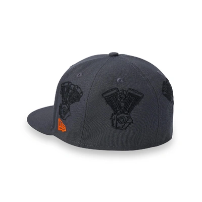Harley-Davidson V-Twin Engine 59FIFTY® Cap - Blackened Pearl