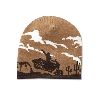 Harley-Davidson Cowboy Reversible Beanie - Brown/Blue - OSFM