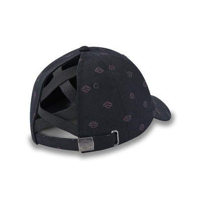 Harley-Davidson Ponytail Womens Cap - Harley Black