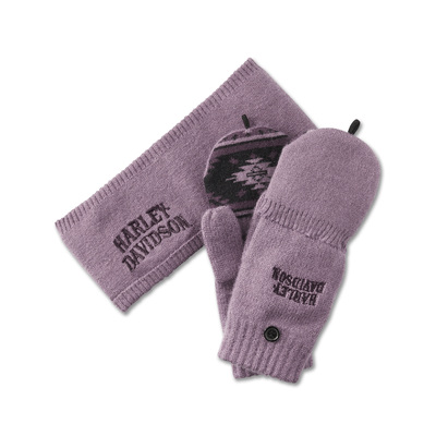 Harley-Davidson Womens Ear Warmer Gift Set - Wistful Mauve