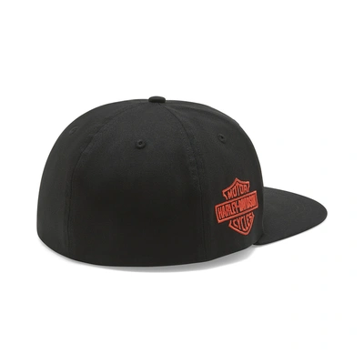 Harley-Davidson Lightning Eagle Panhead Fitted Cap - Harley Black