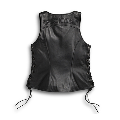 Harley-Davidson Women’s Avenue Leather Vest - Black