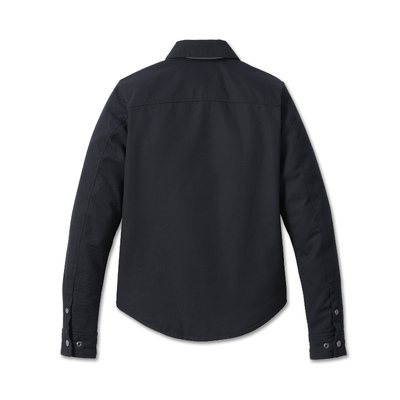 Womens Operative Riding Shirt Jacket - Black