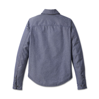Womens Operative Riding Shirt Jacket - Peacoat