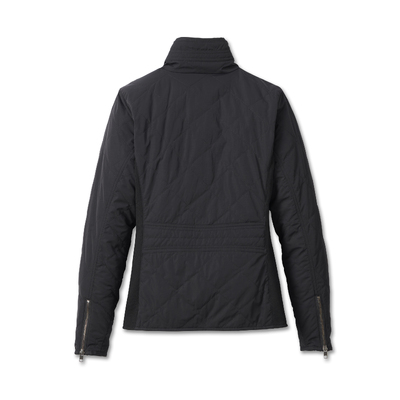 Womens Milwaukee Quilted Jacket - Black Beauty