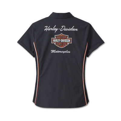 Womens Inherent Button Front Shirt - Black Beauty