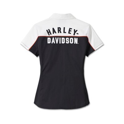 Womens Elemental Zip Front Shirt - Colorblock