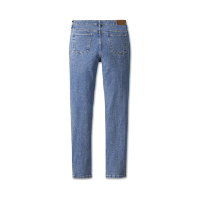 Womens Harley Davidson High Rise Straight Leg - Medium Indigo