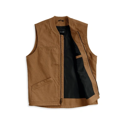 Harley-Davidson Mens Scenic Adventure Canvas Vest - Brown