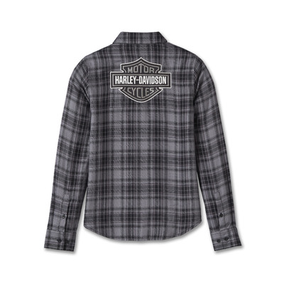 Womens Classic Bar &amp; Shield Shirt - YD Plaid