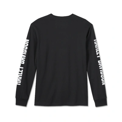 Harley-Davidson Mens Bar &amp; Shield Long Sleeve Tee - Black