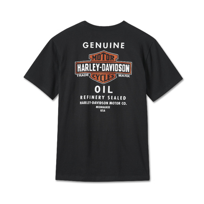 Harley-Davidson Men&#39;s Oil Can Tee - Black Beauty