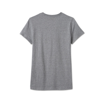Harley-Davidson Women&#39;s Bar &amp; Shield Short Sleeve Tee - Medium Grey Heather
