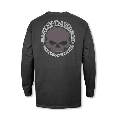 Harley-Davidson Willie G Skull Long Sleeve Tee - Harley Black