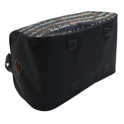 Harley-Davidson Signature Script Sports Duffel Bag With Adjustable Strap - Black