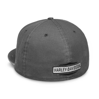 Harley-Davidson Raw Edge Patch 59FIFTY Cap - Grey