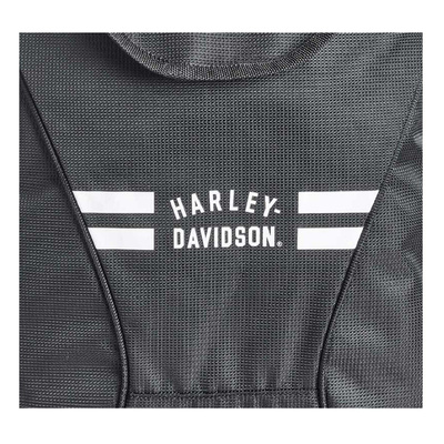 Harley-Davidson Sling Backpack Sport Cloth Drawstring Bag - Off-White/Black