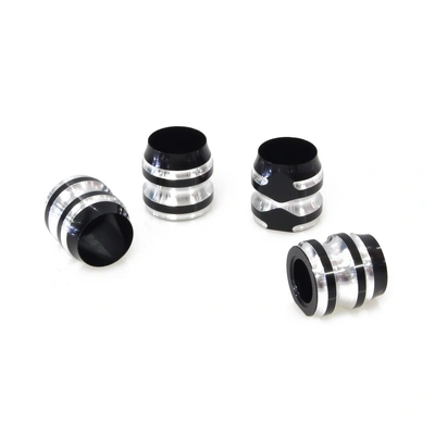 10-Gauge Push Rod Covers - Black. Fits Twin Cam 1999-2017