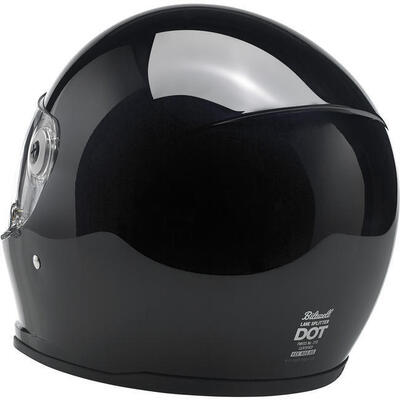 Biltwell Lane Splitter Helmet - Gloss Black