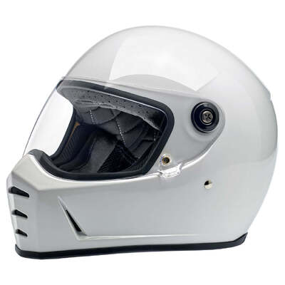 Biltwell Lane Splitter Helmet - Gloss White