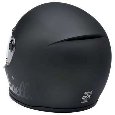 Biltwell Lane Splitter Factory Helmet - Flat Black