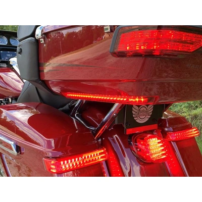 ProBeam LED Tour Pak Arms. Red Run/Turn/Brake with Smoke Lens. Fits Touring 2014up