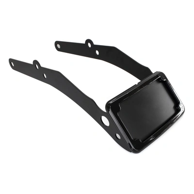 Tail Tidy Fender Eliminator Kit - Black with Number Plate Light Only. Fits Softail Slim 2012-2017