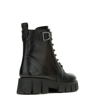 Harley-Davidson Womens Uplift Buckle 6-Inch Fashion Boots - Black
