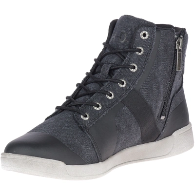 Harley-Davidson Mens Pendell H-D Logo Canvas Shoes - Black