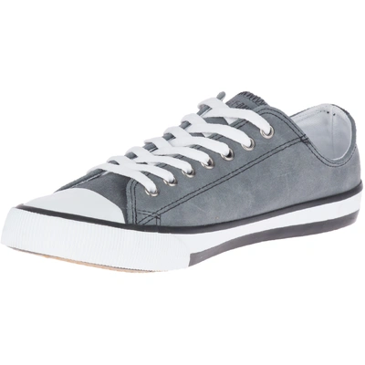 Harley-Davidson Mens Claymore Leather Sneakers - Grey