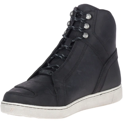 Harley-Davidson Mens Tremont 6.5-Inch Leather Motorcycle Boots - Black