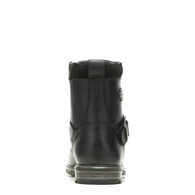 Harley-Davidson Mens Hicklyn Leather Strap Riding Boots - Black